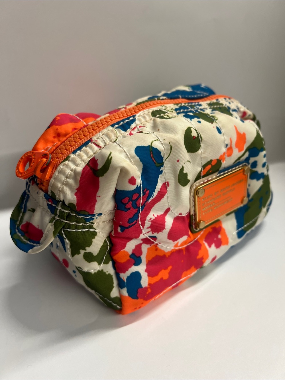 Marc by Marc Jacobs Large Zip Cosmetic Pouch Clutch Bag